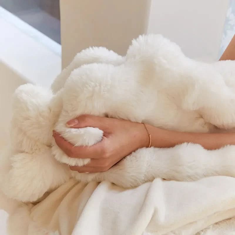 Blanket Double-Layer Faux Fur Breathable Year-Round Comfort