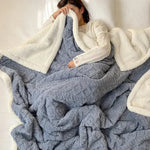 Blanket Plush Flannel Lightweight & Machine-Washable