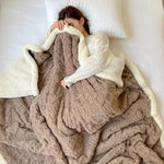Blanket Plush Flannel Lightweight & Machine-Washable