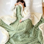 Blanket Plush Flannel Lightweight & Machine-Washable