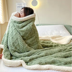 Blanket Plush Flannel Lightweight & Machine-Washable