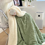 Blanket Plush Flannel Lightweight & Machine-Washable