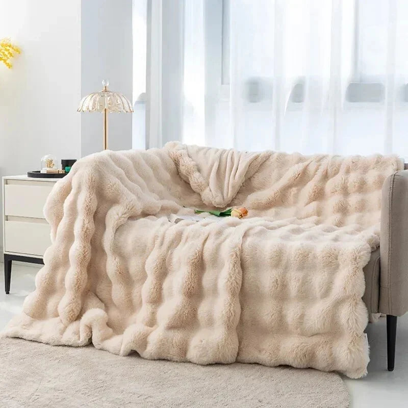 Blanket Plush Fleece Anti-Pilling Machine Washable