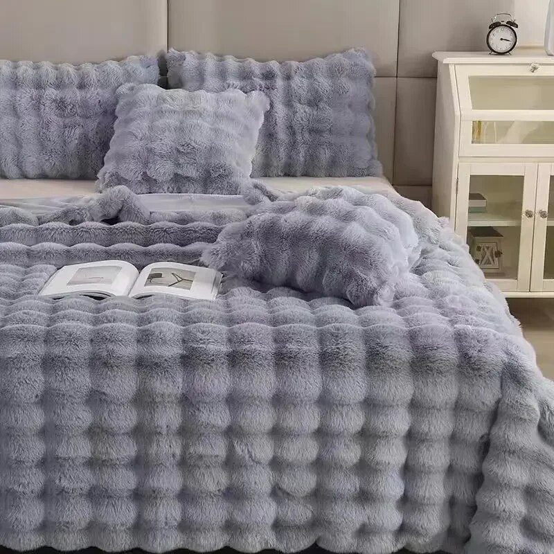 Blanket Plush Fleece Anti-Pilling Machine Washable