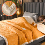 Blanket Reversible Double-Layer Fleece Machine-Washable