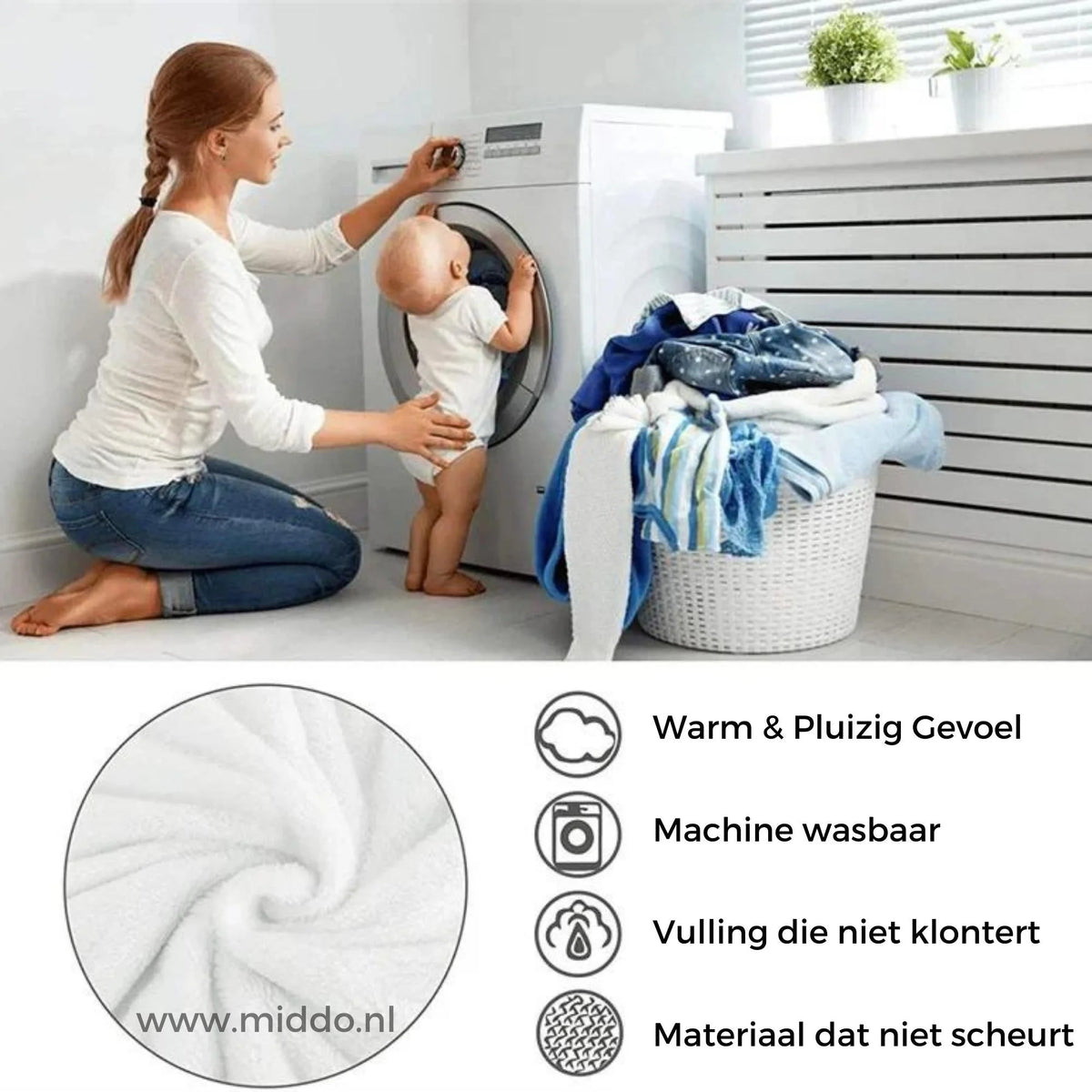 Blanket Reversible Double-Layer Fleece Machine-Washable