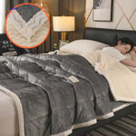 Blanket Reversible Double-Layer Fleece Machine-Washable