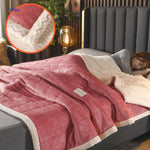 Blanket Reversible Double-Layer Fleece Machine-Washable