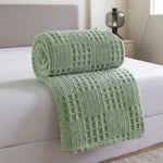 Blanket Thick Velvet Waffle Jacquard Pattern