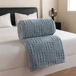 Blanket Thick Velvet Waffle Jacquard Pattern