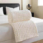 Blanket Thick Velvet Waffle Jacquard Pattern