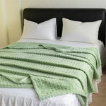 Blanket Thick Velvet Waffle Jacquard Pattern