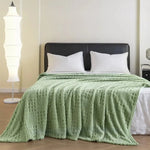 Blanket Thick Velvet Waffle Jacquard Pattern