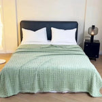 Blanket Thick Velvet Waffle Jacquard Pattern