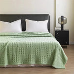 Blanket Thick Velvet Waffle Jacquard Pattern
