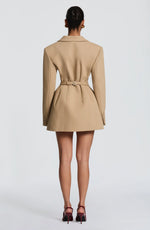 Blazer Mini Dress Double-Breasted Fully Lined Tailored Fit