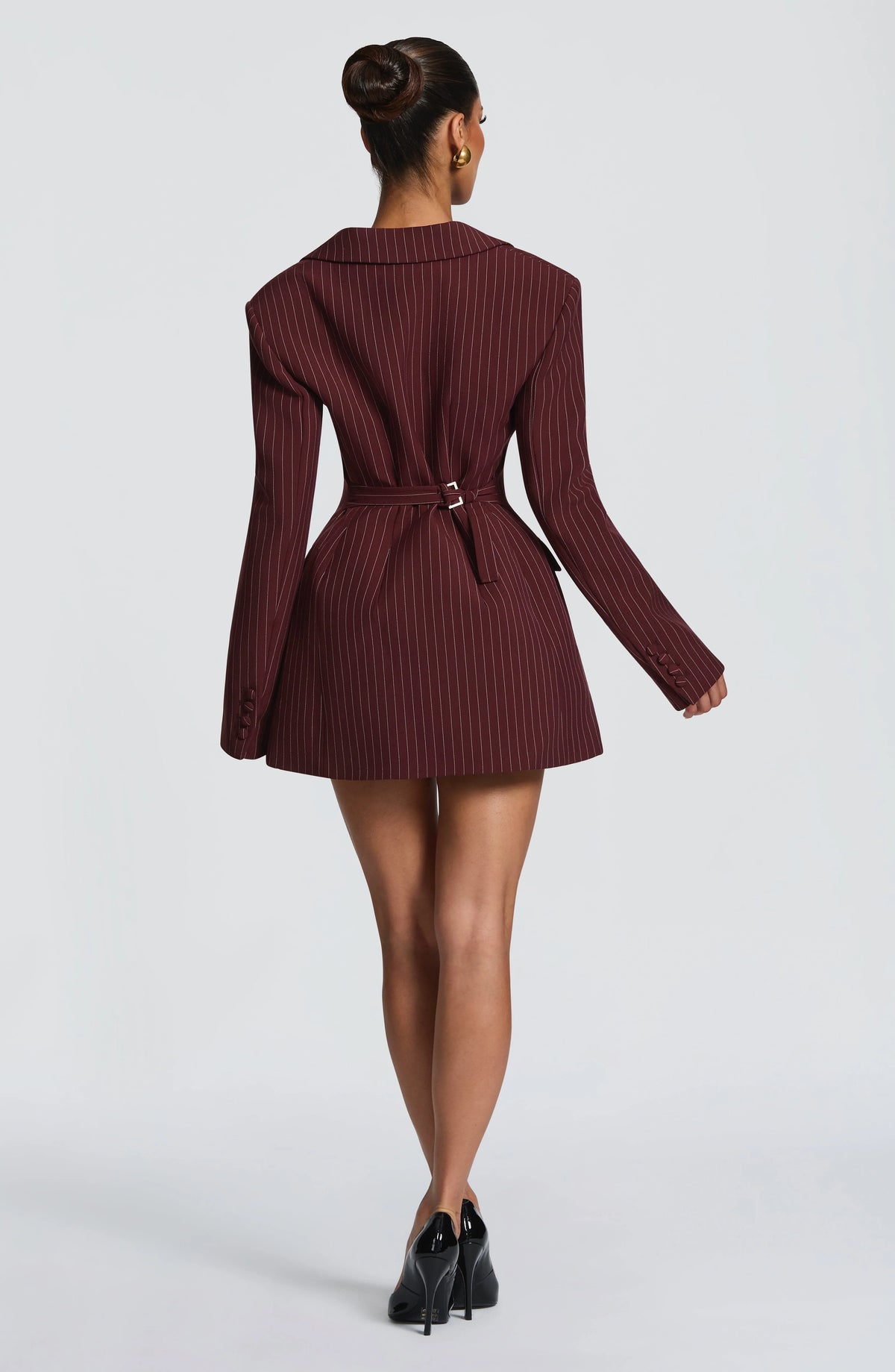 Blazer Mini Dress Double-Breasted Fully Lined Tailored Fit