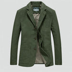 Blazer Relaxed Fit Three-Button Closure