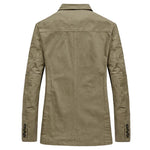 Blazer Relaxed Fit Three-Button Closure
