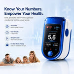 Blood Glucose Monitor Non-Invasive Clear Digital Display