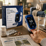 Blood Glucose Monitor Non-Invasive Clear Digital Display