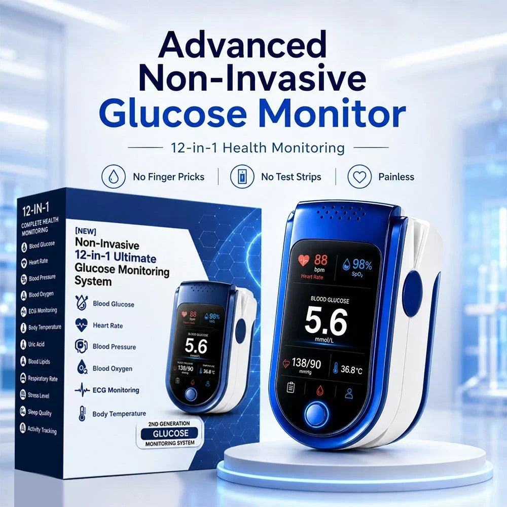 Blood Glucose Monitor Noninvasive Laser Scanning Compact Design