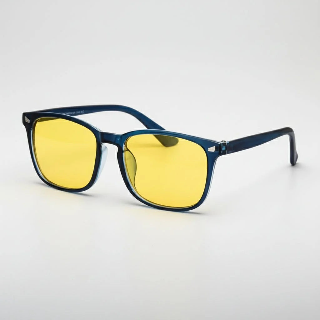 Blue Light Blocking Glasses Red Orange & Yellow Lenses Polarized Option
