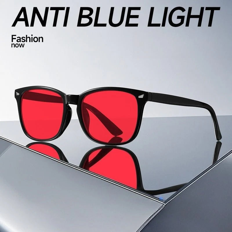 Blue Light Blocking Glasses Red Orange & Yellow Lenses Polarized Option