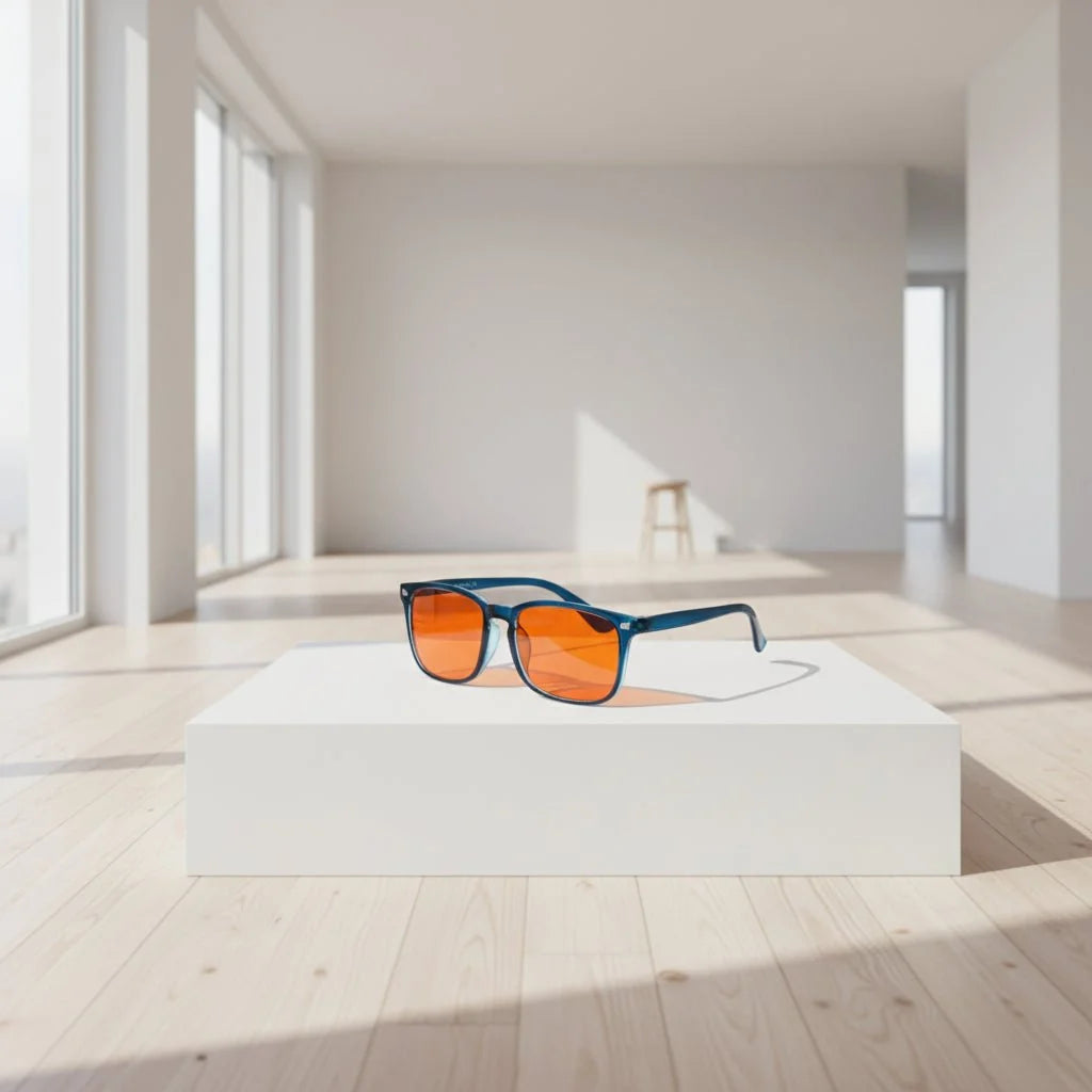 Blue Light Blocking Glasses Red Orange & Yellow Lenses Polarized Option