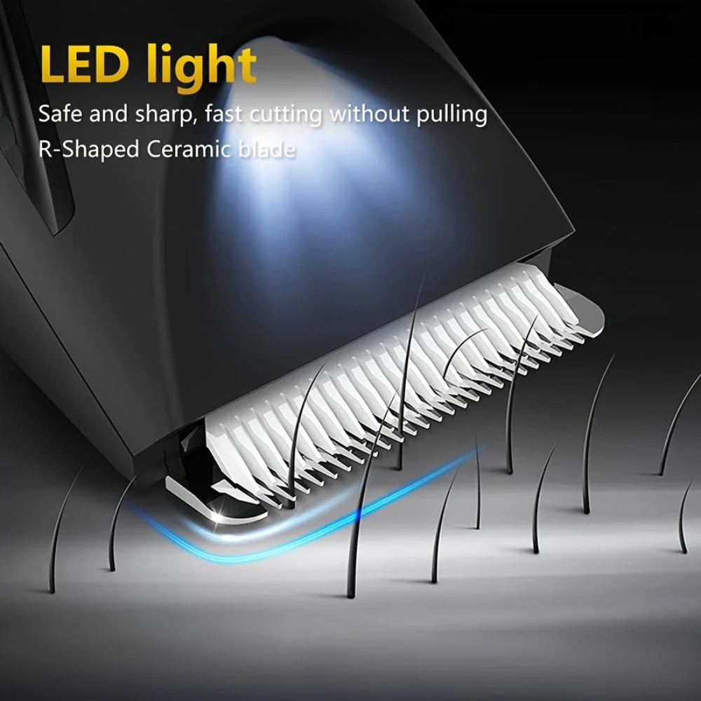 Body Hair Trimmer USB Rechargeable Cordless Travel-Friendly