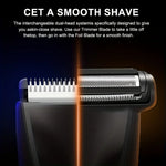 Body Hair Trimmer USB Rechargeable Cordless Travel-Friendly
