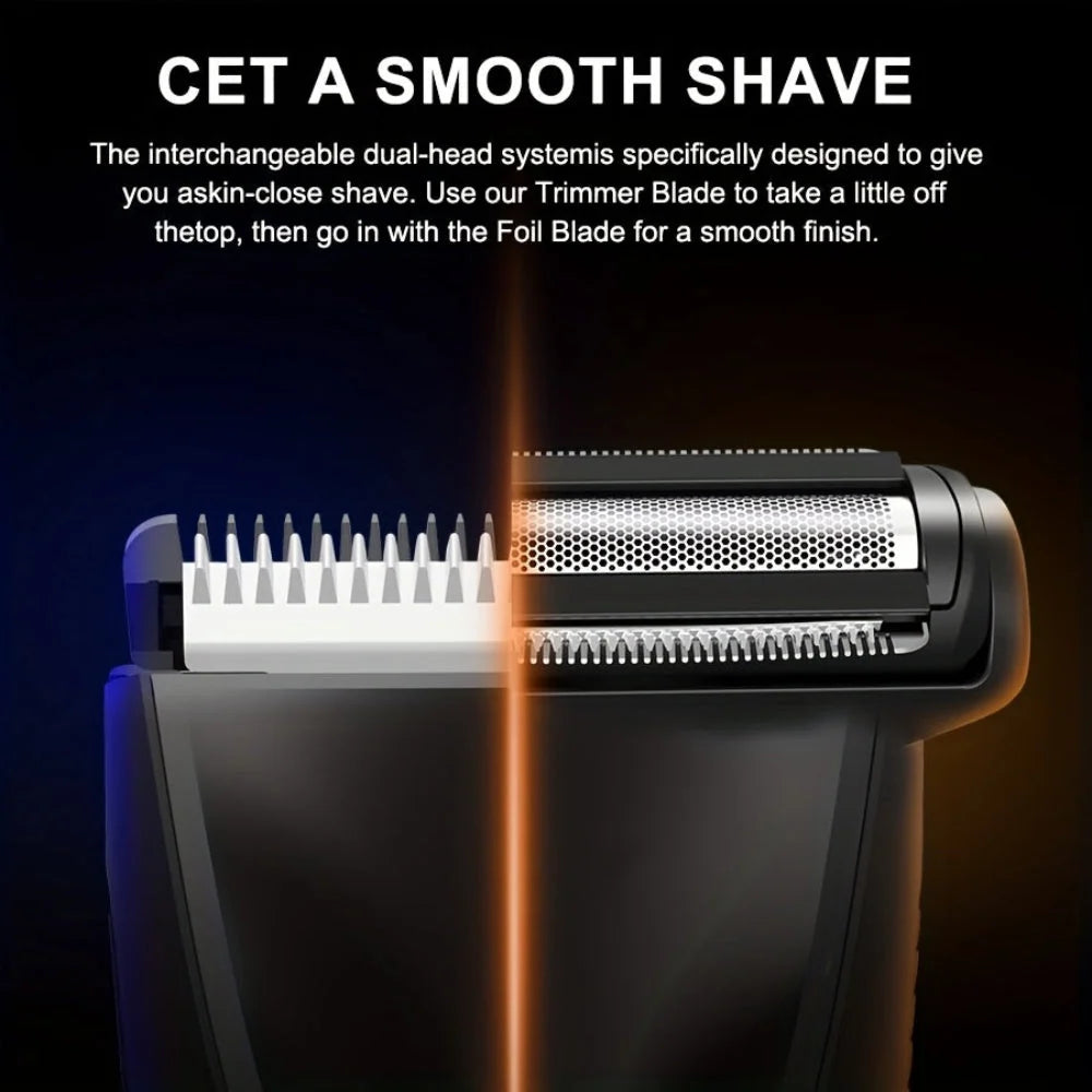 Body Hair Trimmer USB Rechargeable Cordless Travel-Friendly