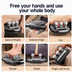 Body Massager Multi-Head Deep-Tissue Dual-Handle