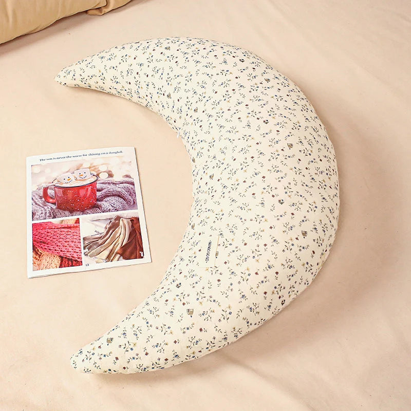 Body Pillow Floral Pattern Soft PP Cotton Filling 29.5 Inch Length