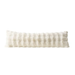 Bolster Pillow Long Faux Fur Removable Washable Cover