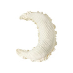 Bolster Pillow Polka Dot Ruffle Hypoallergenic Fill & Removable Cover