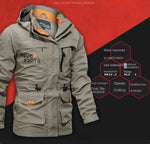 Bomber Jacket Lightweight Breathable Polyester-Cotton