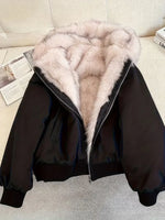 Bomber Jacket Soft Faux Fur Warmth