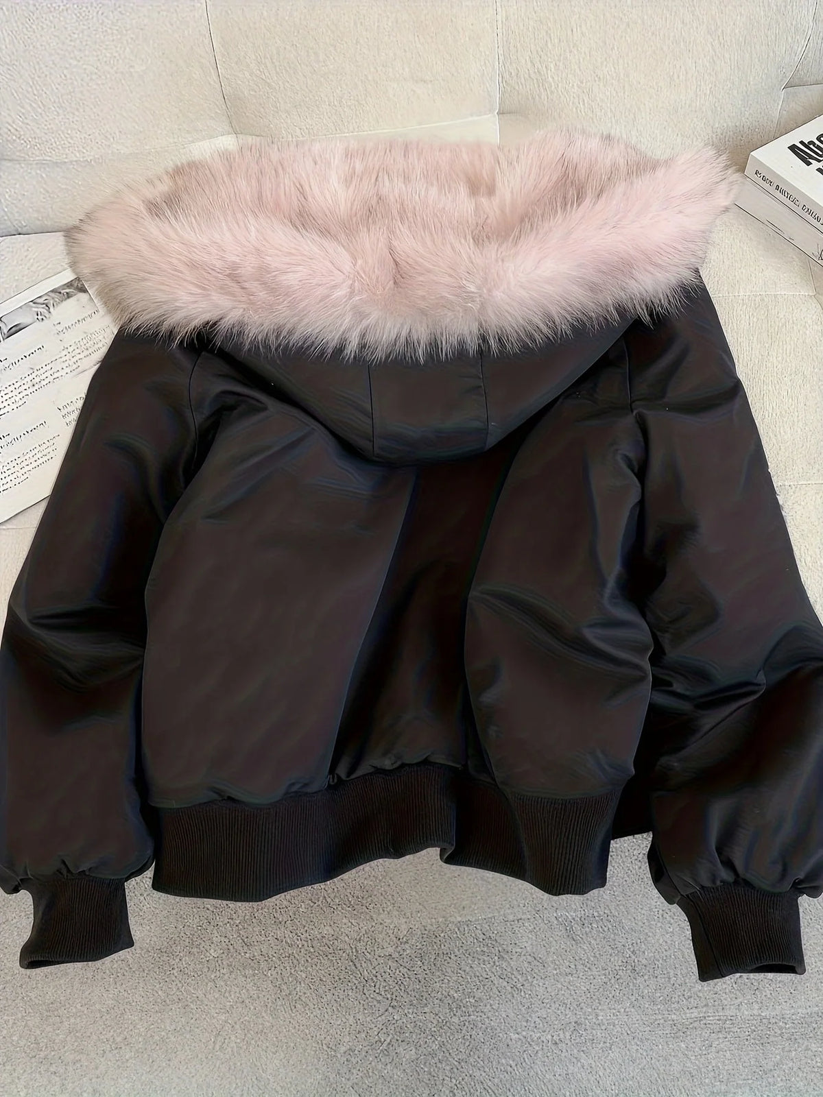 Bomber Jacket Soft Faux Fur Warmth