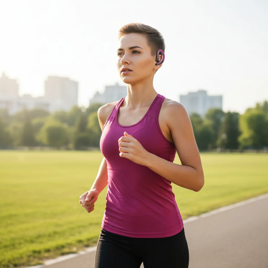 Bone Conduction Headphones Wireless Open-Ear Listening