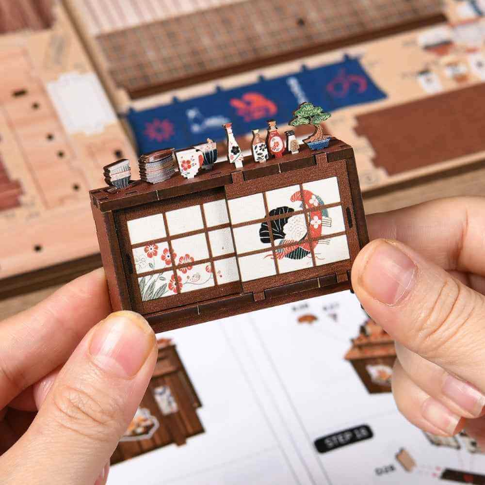Book Nook Kit Japanese Pub Scene Warm LED