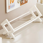 Book and Magazine Rack Bamboo Angled Display Non-Slip Rods