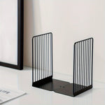 Bookends Iron Construction Non-Slip Design