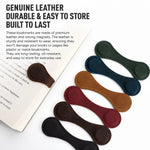 Bookmarks Genuine Leather Magnetic Set of 2