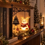 Bookshelf Lamp Christmas Hanging Design Warm LED Glow