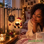 Bookshelf Lamp Christmas Hanging Design Warm LED Glow