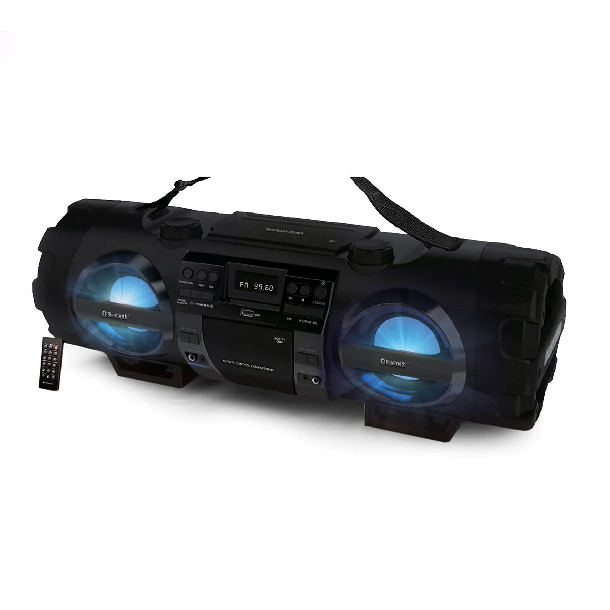 Boombox 60W Dual Subwoofers Bluetooth Streaming