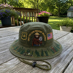 Boonie Hat Wide Brim Adjustable Chin Cord Breathable Fabric