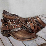 Boots Vintage Slip-On Cushioned Sole