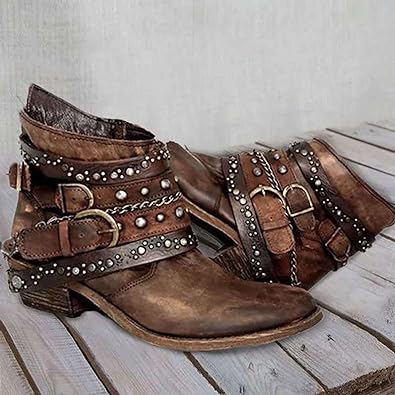 Boots Vintage Slip-On Cushioned Sole